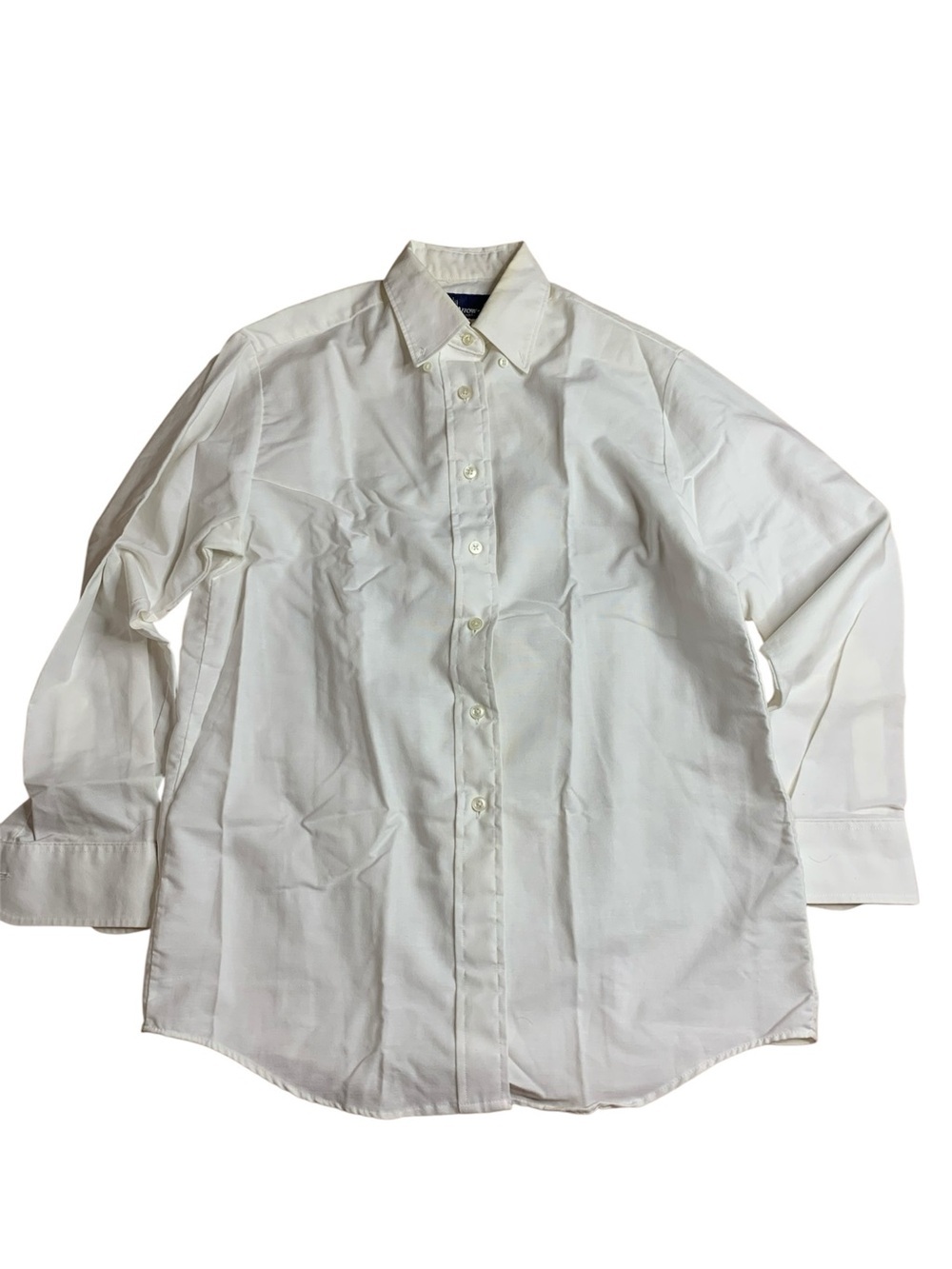 Vintage Lady Arrow Tailored White Button-Down Shirt – Small